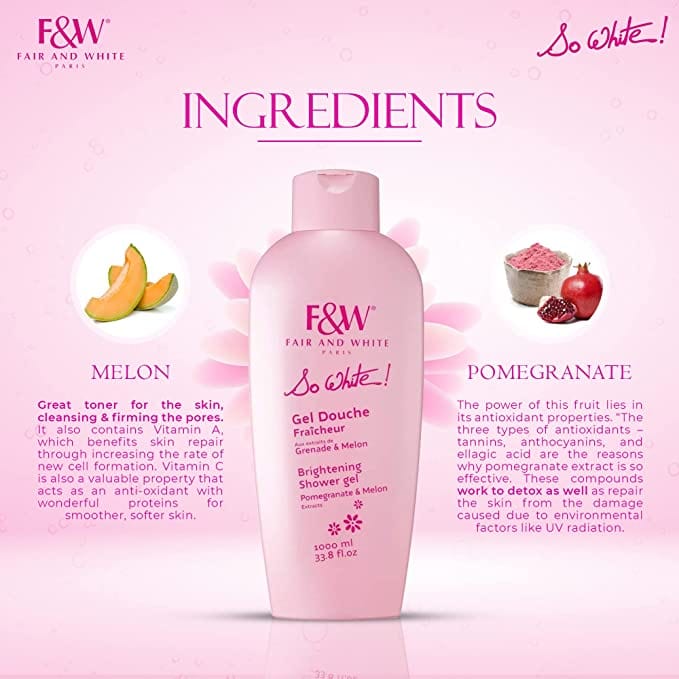 Fair & White So White Shower Gel